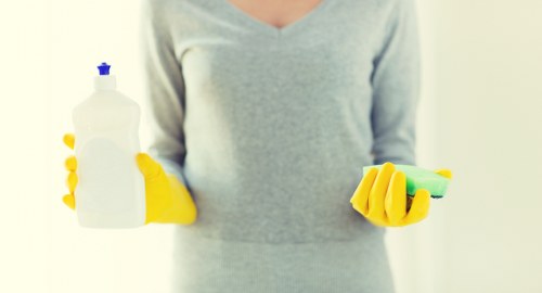 Specialist carpet cleaning team restoring a busy interior carpet